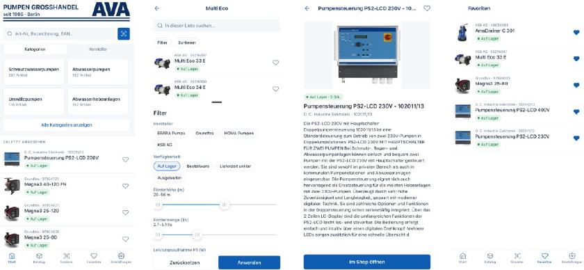Pumpenshop APP